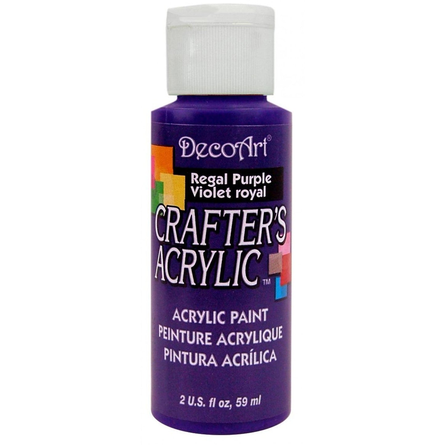 Deco Art Crafter's Acrylic Paint - Regal Purple 59ml