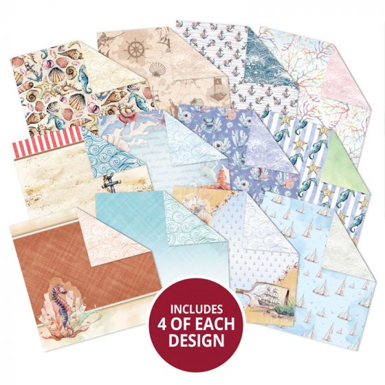 Duo Design Paper Pad - Sea Breeze and Rippling Waves