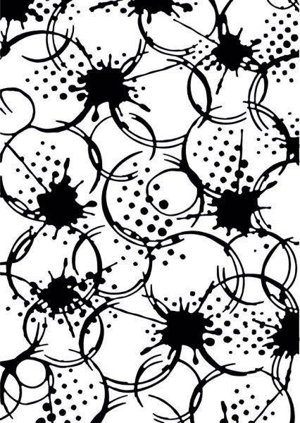 Creative Expressions Coffee Stains 5 in x 7 in Embossing Folder