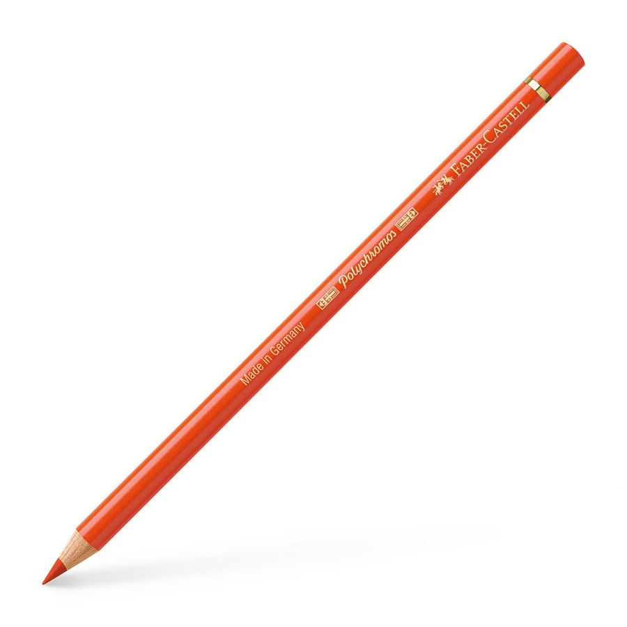 Faber-Castell Polychromos Pencil Dark Cadmium Orange