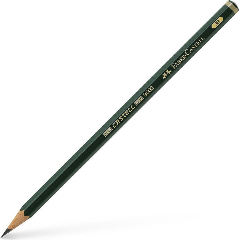 Faber-Castell 9000 Black Lead Pencil 3B
