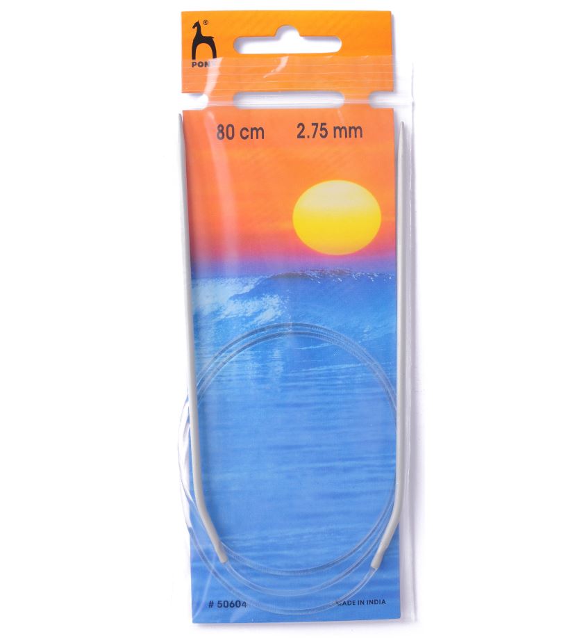 Circular Knitting Pins 80cm 2.75mm