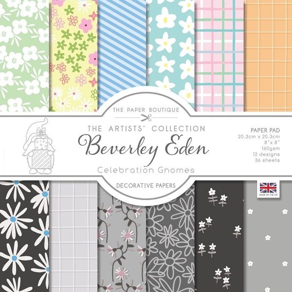 Paper Boutique Artist's Collection - Celebration Gnomes - Decorative Papers