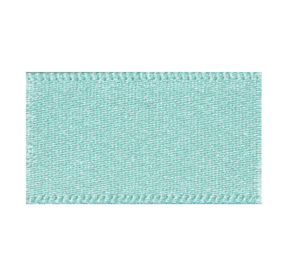 Ribbon Double Faced Satin 1m x 15mm Aqua
