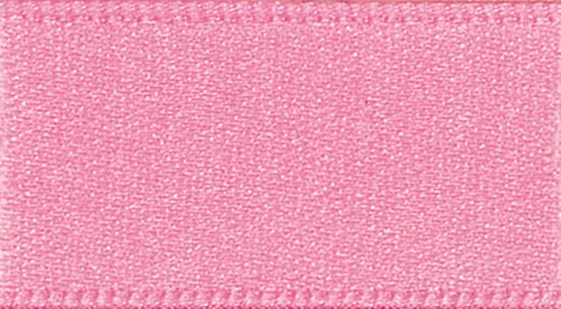 Ribbon Double Faced Satin 1m x 25mm Dark Rose