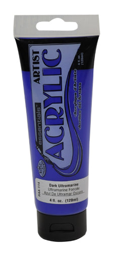 Essentials 120ml Acrylic Paint Dark Ultramarine