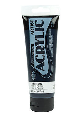 Essentials 120ml Acrylic Paint Payne's Grey