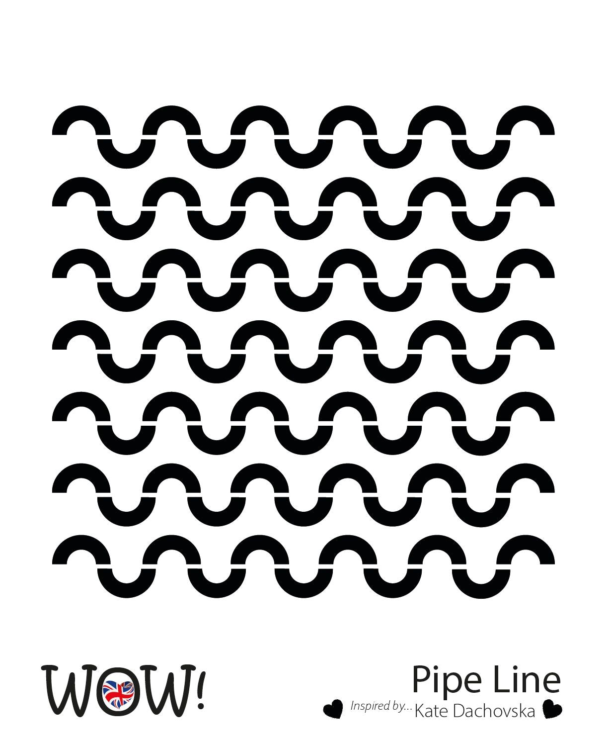 Kate Dachovska Stencil Pipe Line
