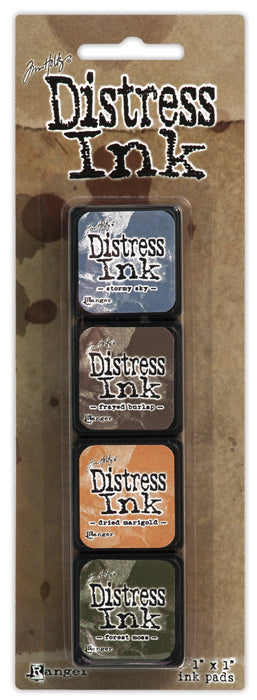 Ranger Tim Holtz Distress Mini Ink Pads 4pcs - Kit 9