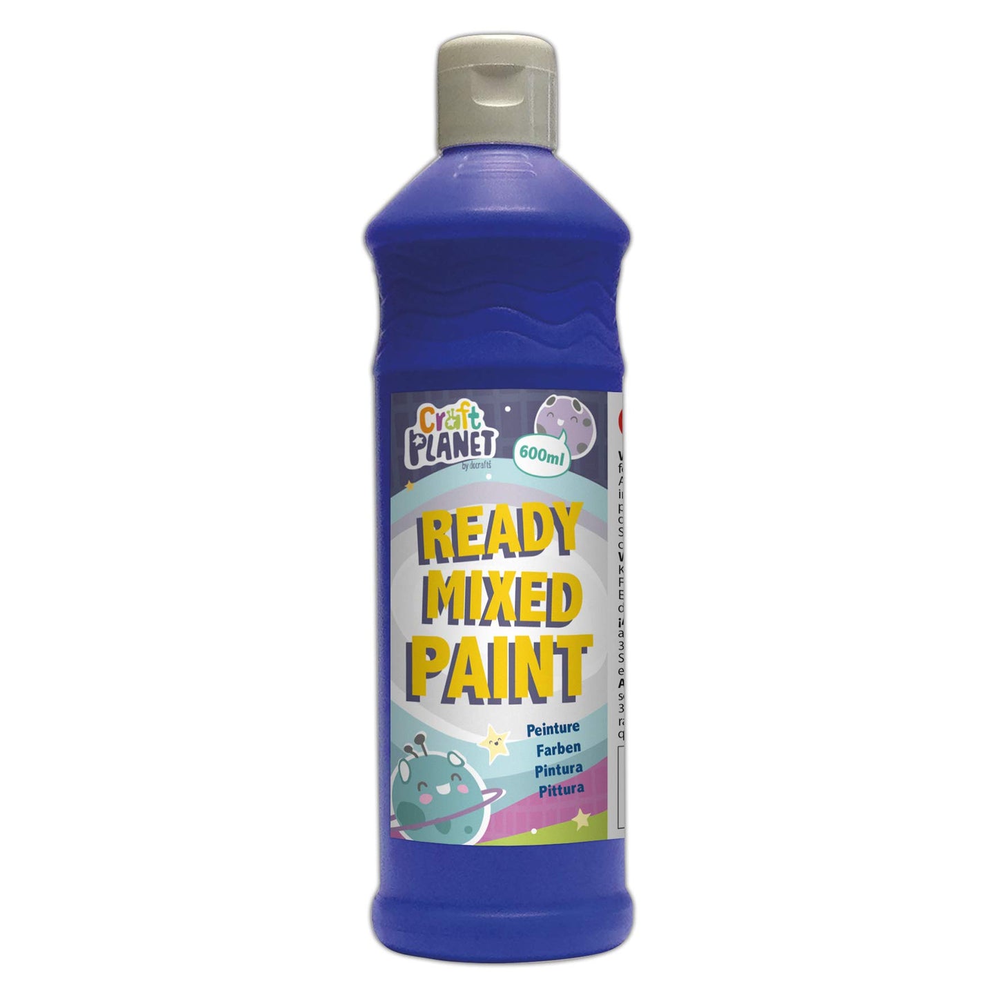 Craft Planet Ready Mix Paint 600ml - Brilliant Blue