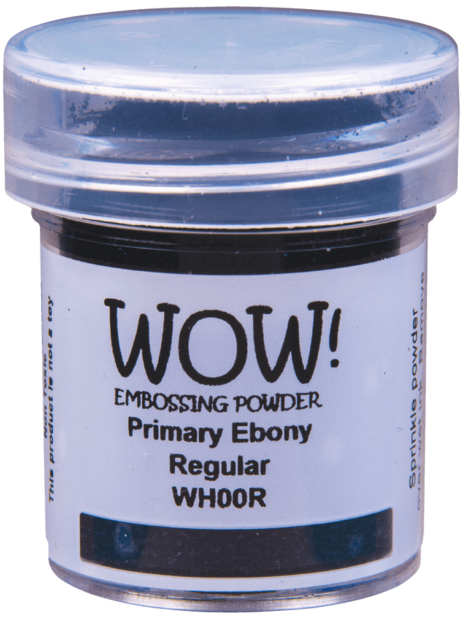Embossing Powder Primary Ebony Regular