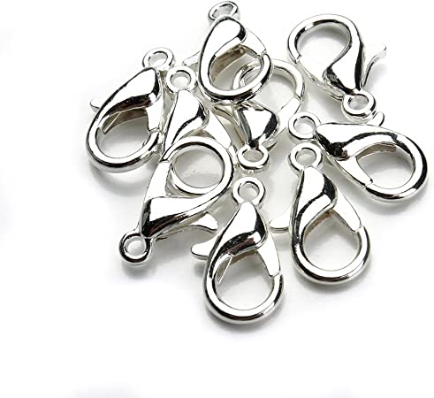 Trigger Clasps 12mm - Bright Silver