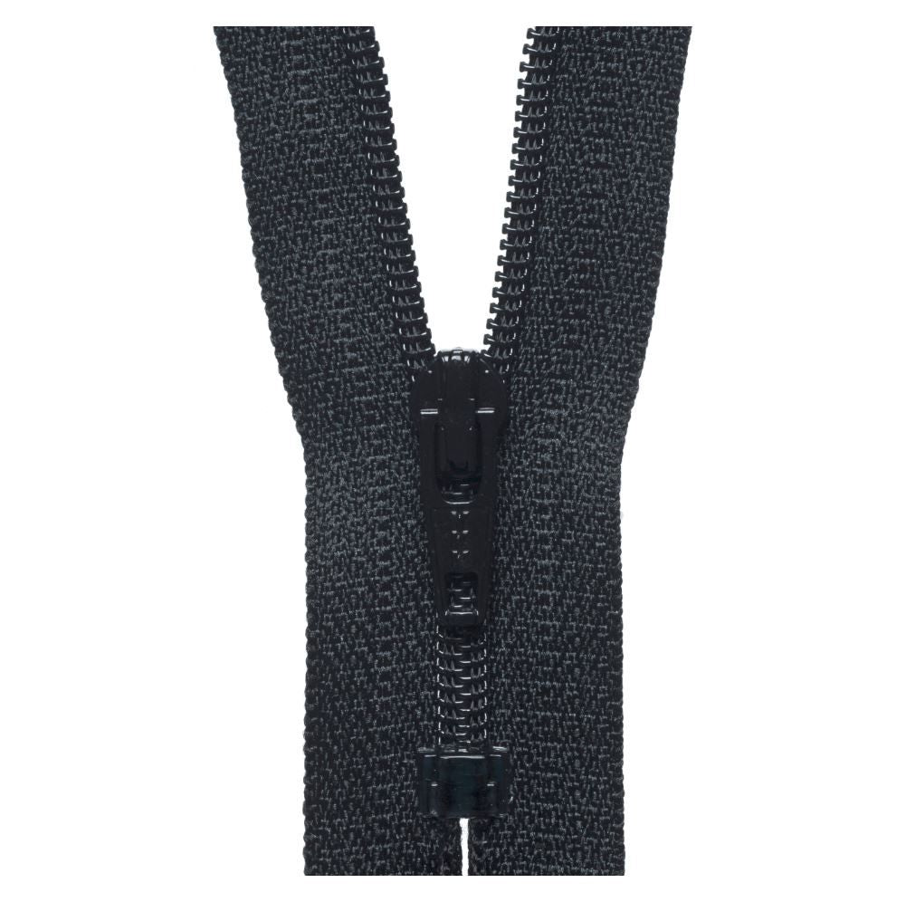 36cm Nylon Dress and Skirt Zip Black