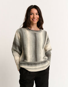 Deep Rib Boxy Sweater Pattern In Hayfield Spirit DK