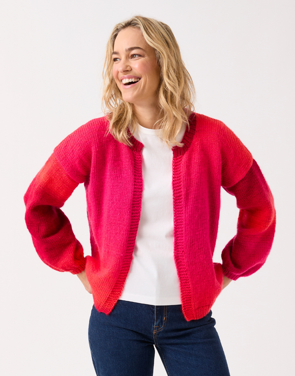 10839 - Event Edge to Edge Cardigan Knitting pattern in Sirdar Jewelspun Ombre