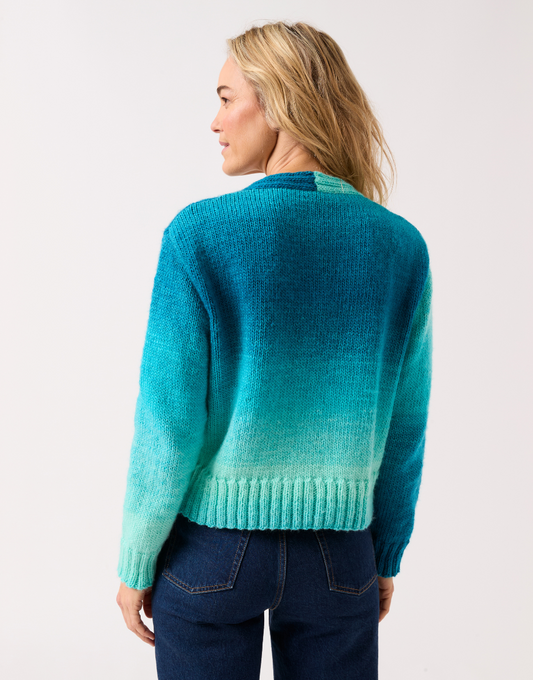 10840 - V Nice V Neck Cardigan Knitting Pattern in Sirdar Jewelspun Ombre