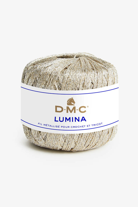 DMC Lumina - Metallic Yarn - White Gold