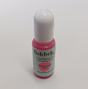 Bekbek Makes Pearlescent Pigments for UV Resin - Pink