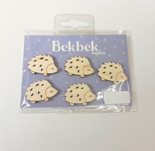 BekBek Makes Wooden Shapes- Hedgehogs