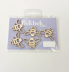 BekBek Makes Wooden Shapes- Bees