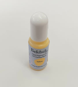 Bekbek Makes Solid Pigment for UV Resin - Yellow