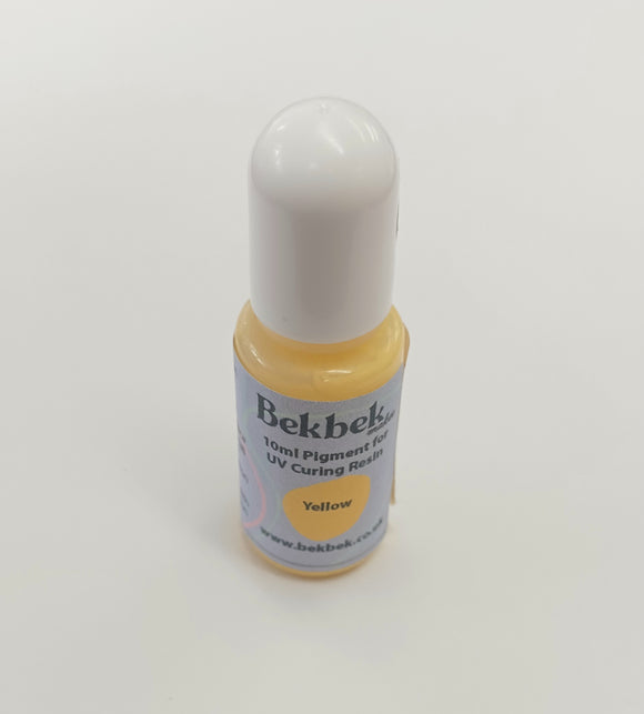 Bekbek Makes Solid Pigment for UV Resin - Yellow