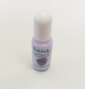 Bekbek Makes Solid Pigment for UV Resin - Purple