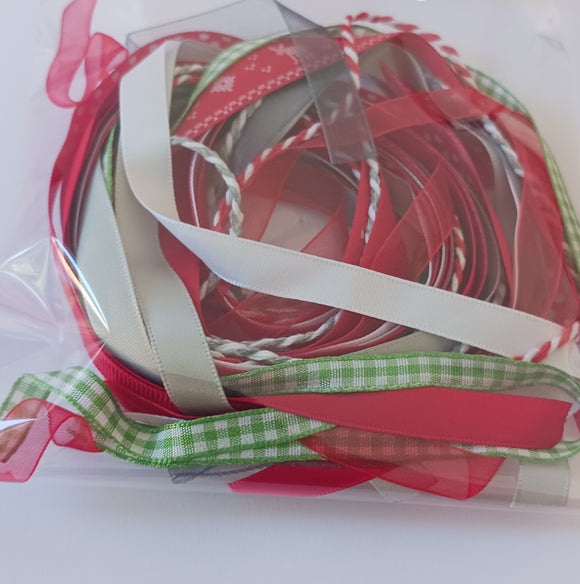 Trimits Christmas Ribbon 10m assorted (10 designs 1m of each)