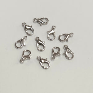 Lobster/Trigger Clasps 12mm - Antique Silver