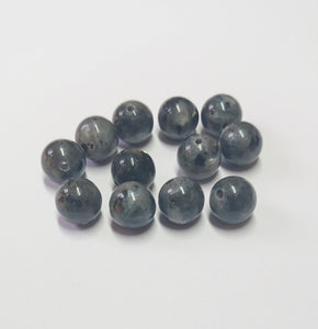 GEMSTONE - 8mm Larvikite - 12 x Beads