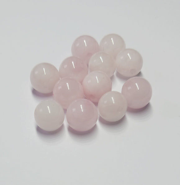 GEMSTONE - 8mm Rose Quartz - 12 x Beads