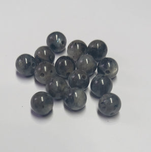 GEMSTONE - 6mm Larvikite - 15 x Beads