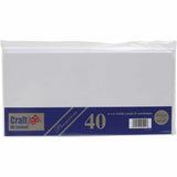 Premium 6x6 White Cards & Envelopes x 40