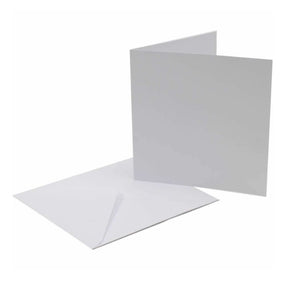 Premium 6x6 White Cards & Envelopes x 40