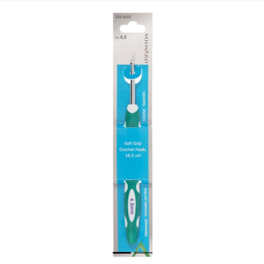 Crochet Hook - Soft Grip - 16.5cm x 4.5mm
