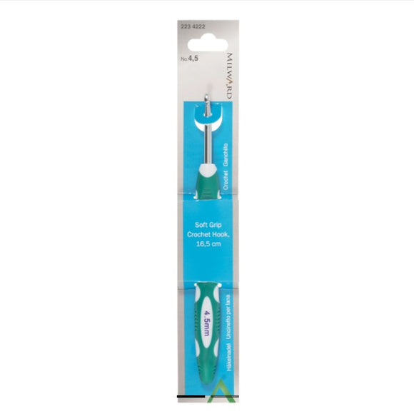 Crochet Hook - Soft Grip - 16.5cm x 4.5mm