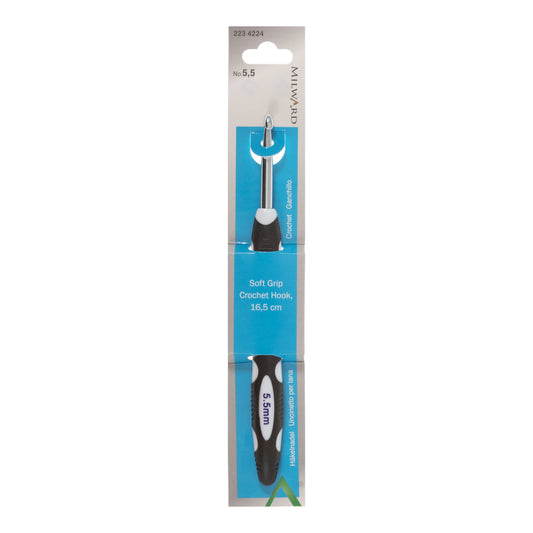 Crochet Hook - Soft Grip - 16.5cm x 5.50mm