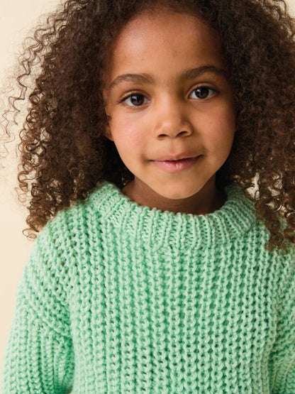 Scandi Rib Sweater Childrens Knitting Pattern In Sirdar Snuggly Chunky