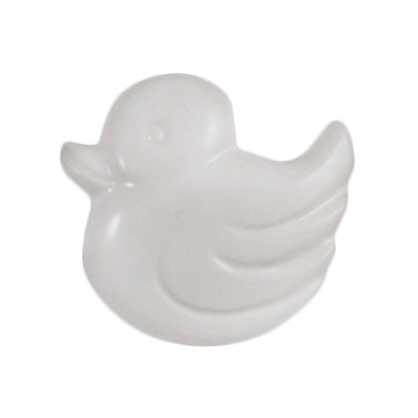 Single Duck Button - White