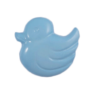 Single Duck Button - Blue