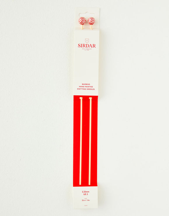 35cm Bamboo Needles - 3.25mm