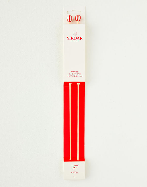 35cm Bamboo Needles - 3.50mm