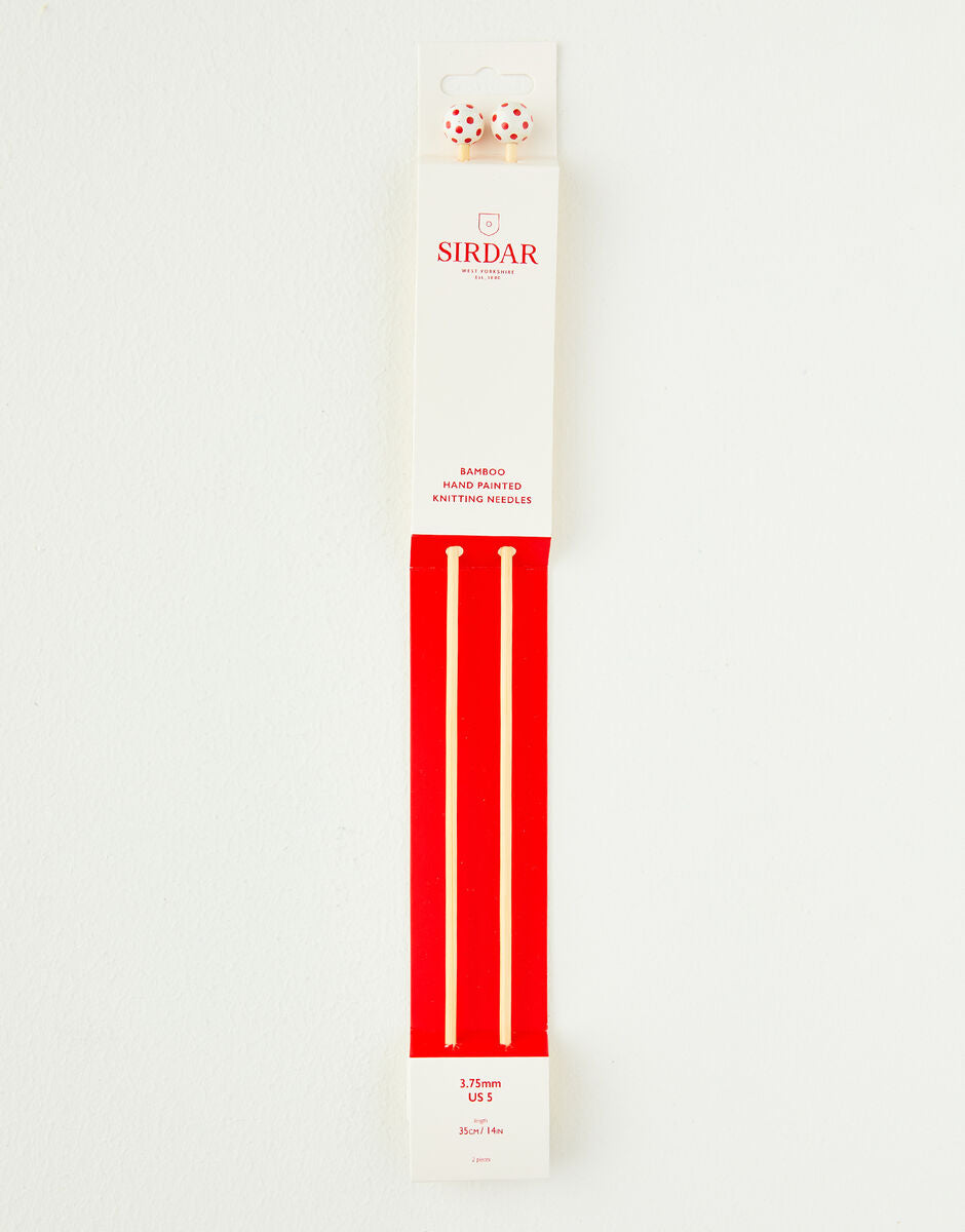 35cm Bamboo Needles - 3.75mm