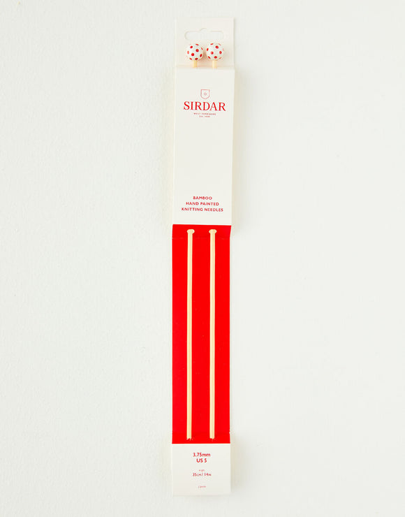 35cm Bamboo Needles - 3.75mm