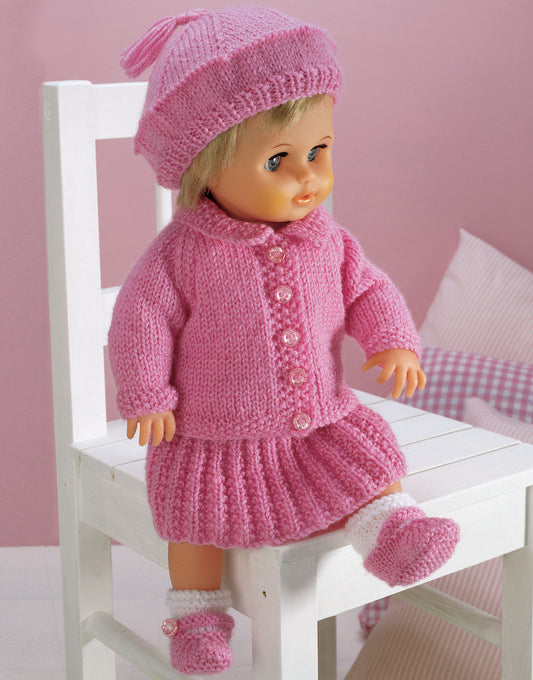 Dolls Outfit in Hayfield Bonus DK Pattern