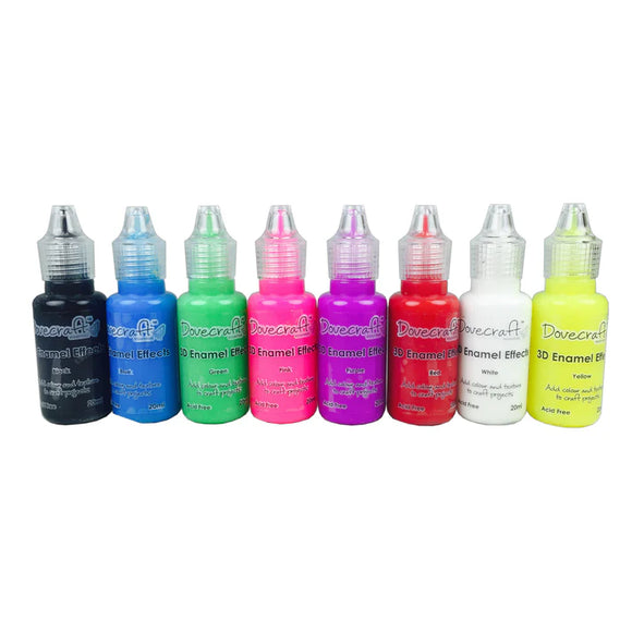 Dovecraft 3D Enamel Effects - 20ml (various colours)