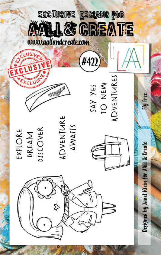 AALL and Create Stamp Set 422 -  Fly Free