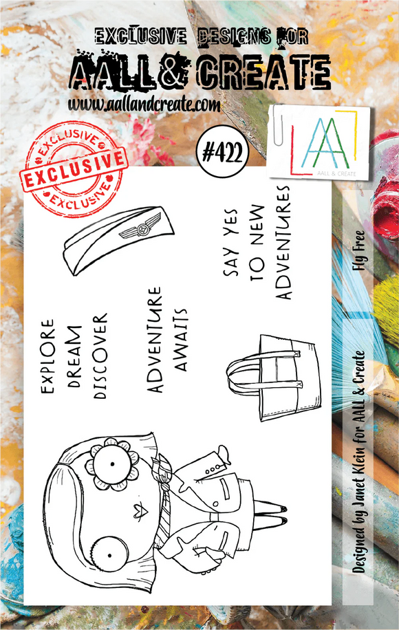 AALL and Create Stamp Set 422 -  Fly Free