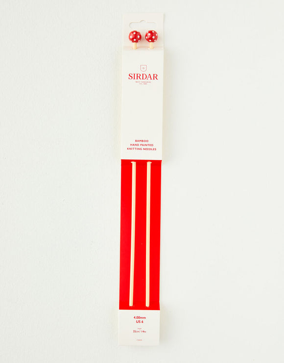 35cm Bamboo Needles - 4.00mm