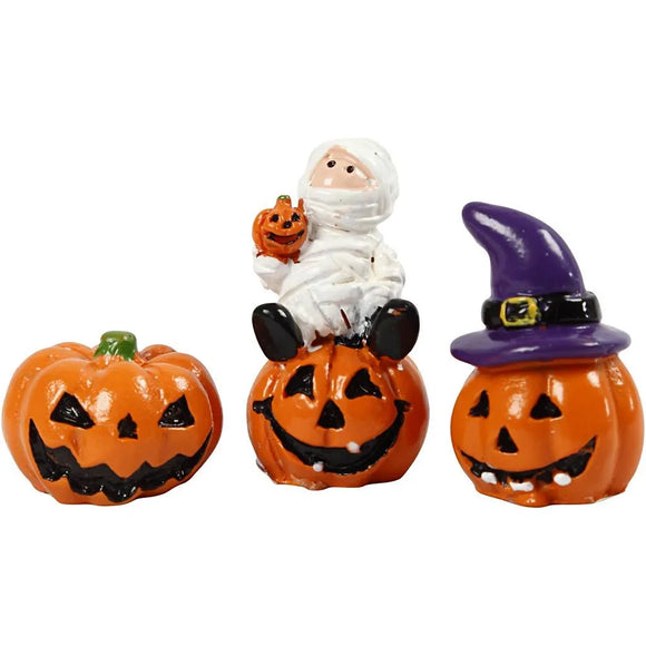 Miniature Halloween Figurines 3pcs